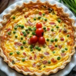 Fluffy Western Omelet Quiche