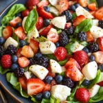 4th of July Berry Caprese Salad