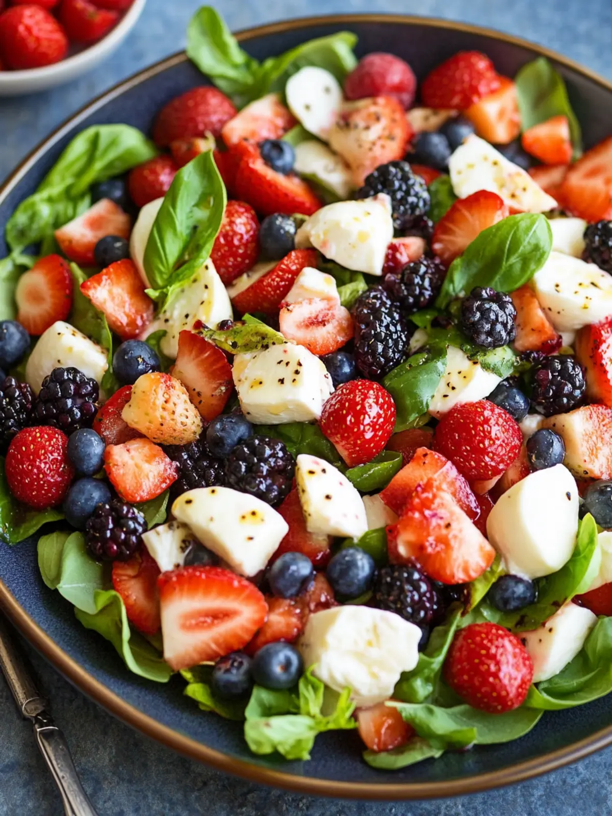 4th of July Berry Caprese Salad