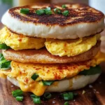 Spicy Chipotle Egg Breakfast Sandwiches