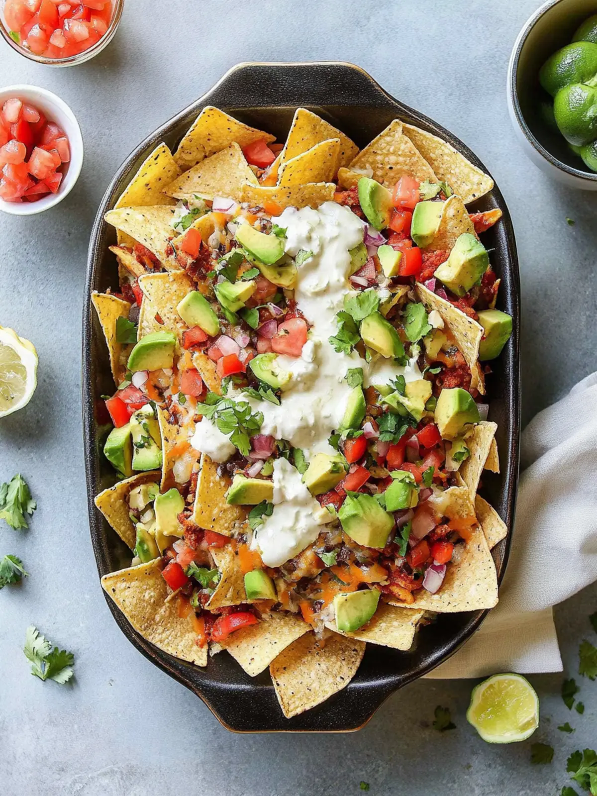 Summer Dinner Nachos With Queso Blanco