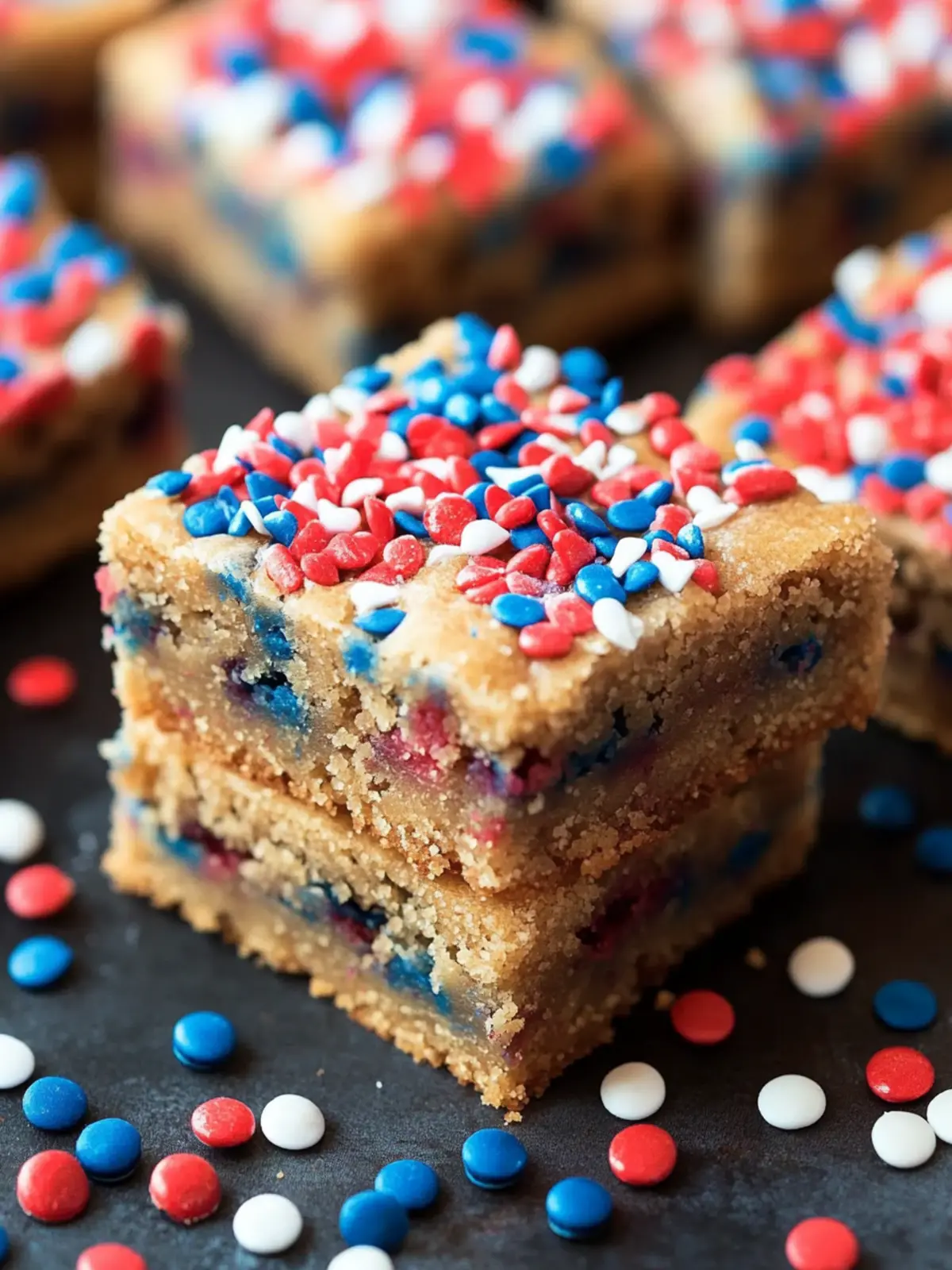 4th of July Fireworks Blondies