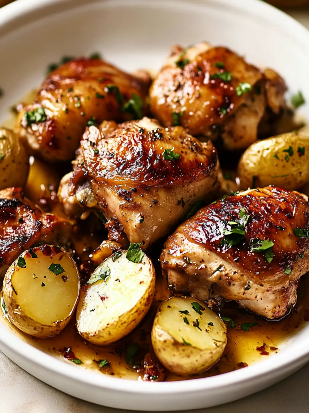 Chicken Thighs with Potatoes