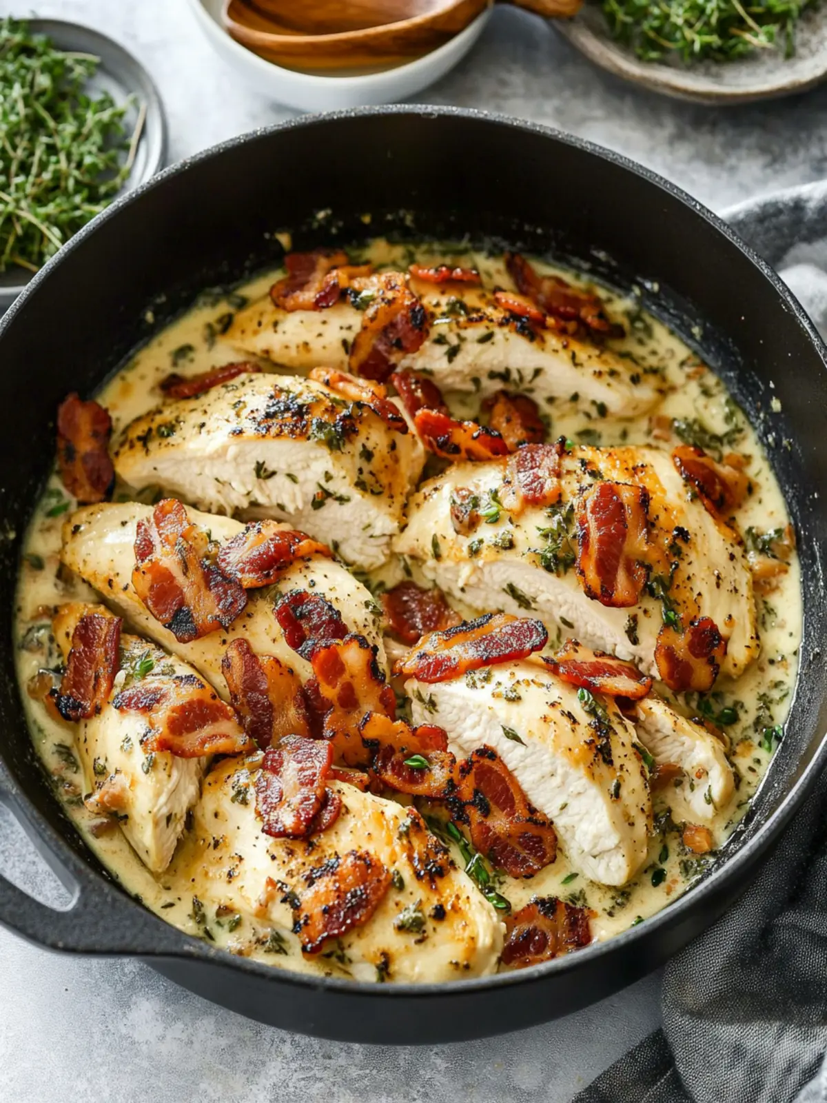 Bacon Thyme Ranch Chicken