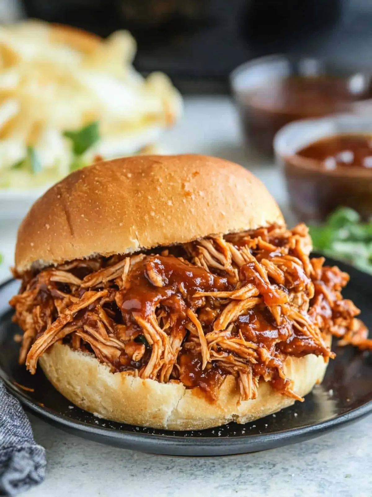 Crock Pot BBQ Pulled Chicken
