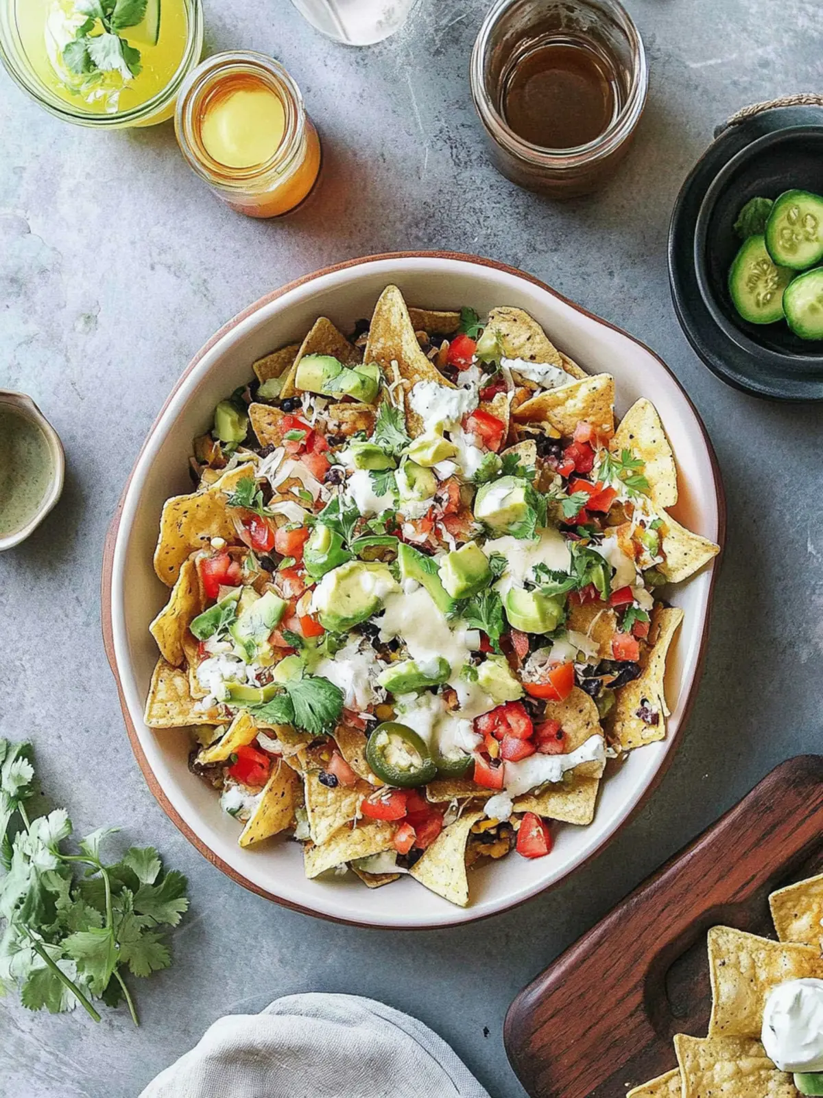 Summer Dinner Nachos With Queso Blanco