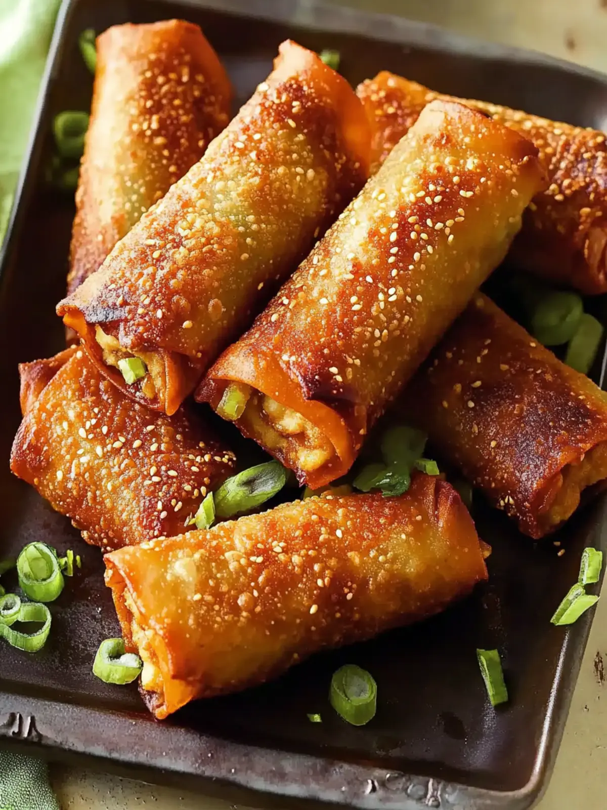 Tasty Teriyaki Chicken Egg Rolls