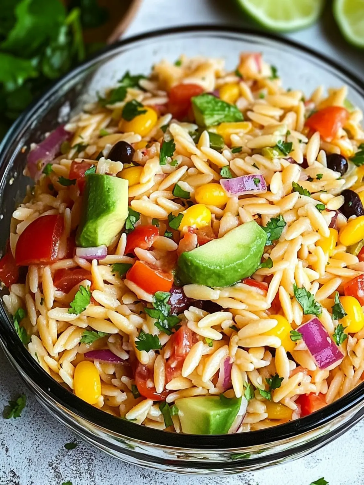 Mexican Orzo Pasta Salad