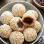 Sesame Balls with Red Bean Paste