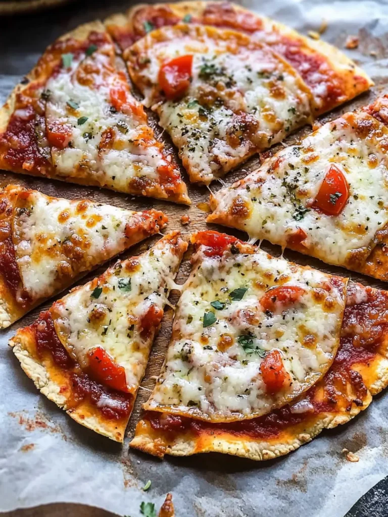 Easy 5 Minute Air Fryer Tortilla Pizza