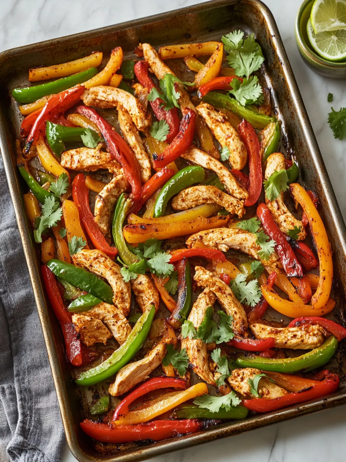 cardiac diet recipes Sheet-Pan Chicken Fajitas with Peppers