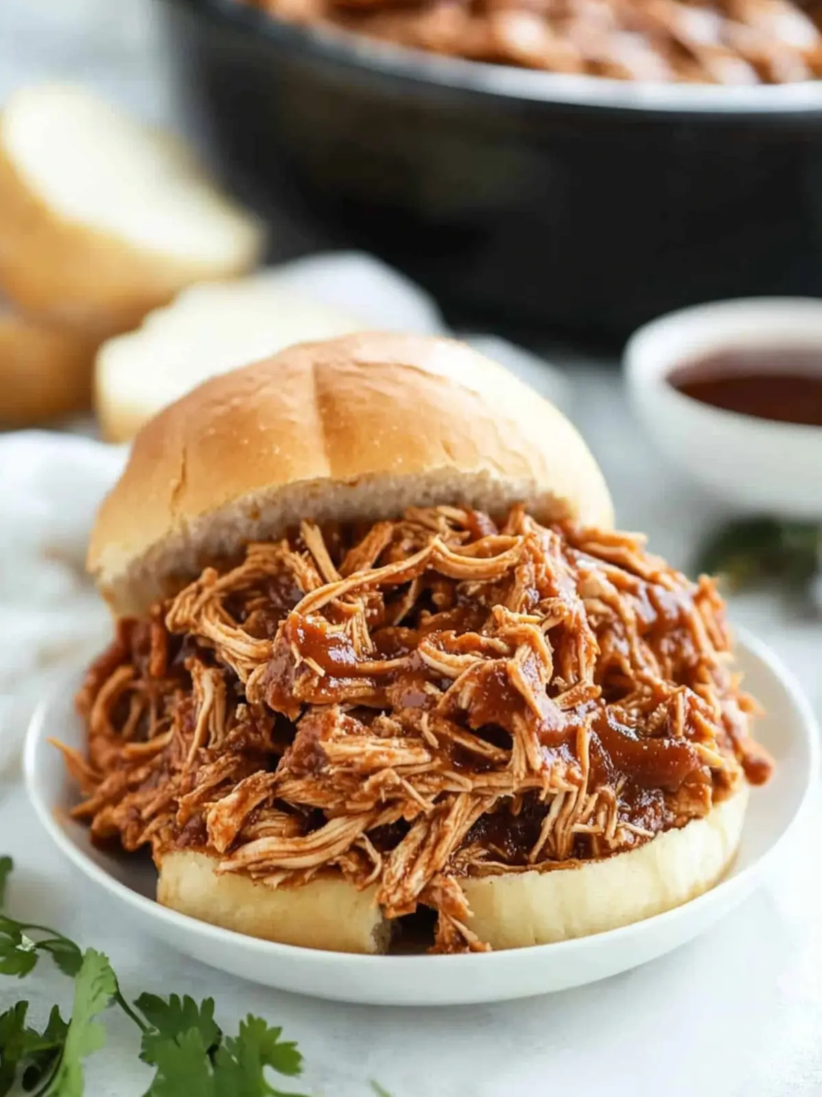 Crock Pot BBQ Pulled Chicken