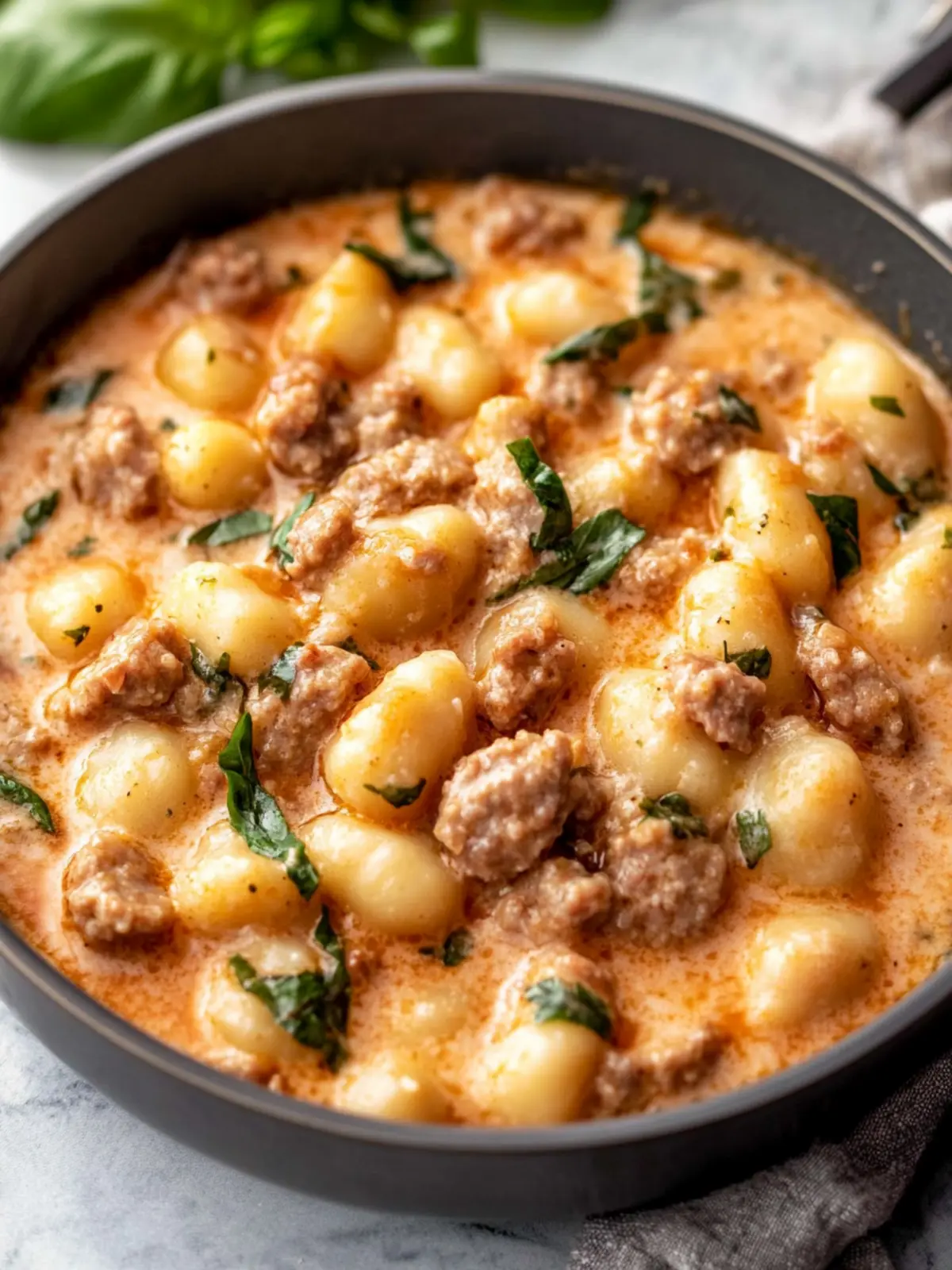 Creamy Sausage Gnocchi
