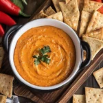 4th of July Roasted Red Pepper Dip