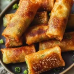 Tasty Teriyaki Chicken Egg Rolls