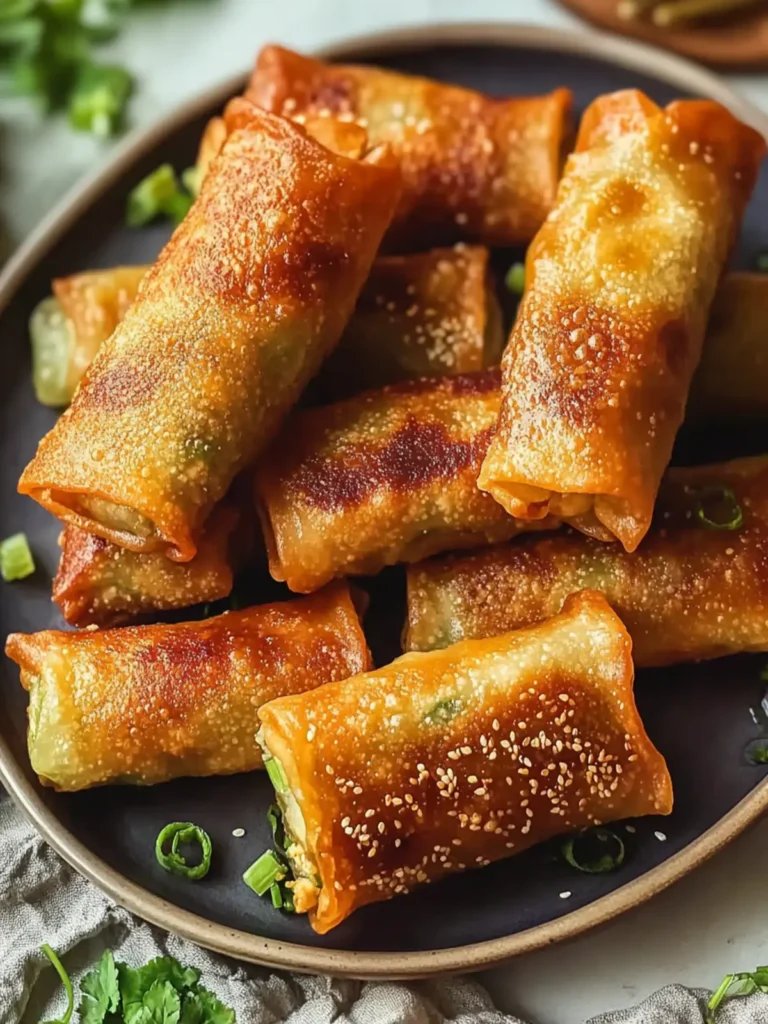 Tasty Teriyaki Chicken Egg Rolls