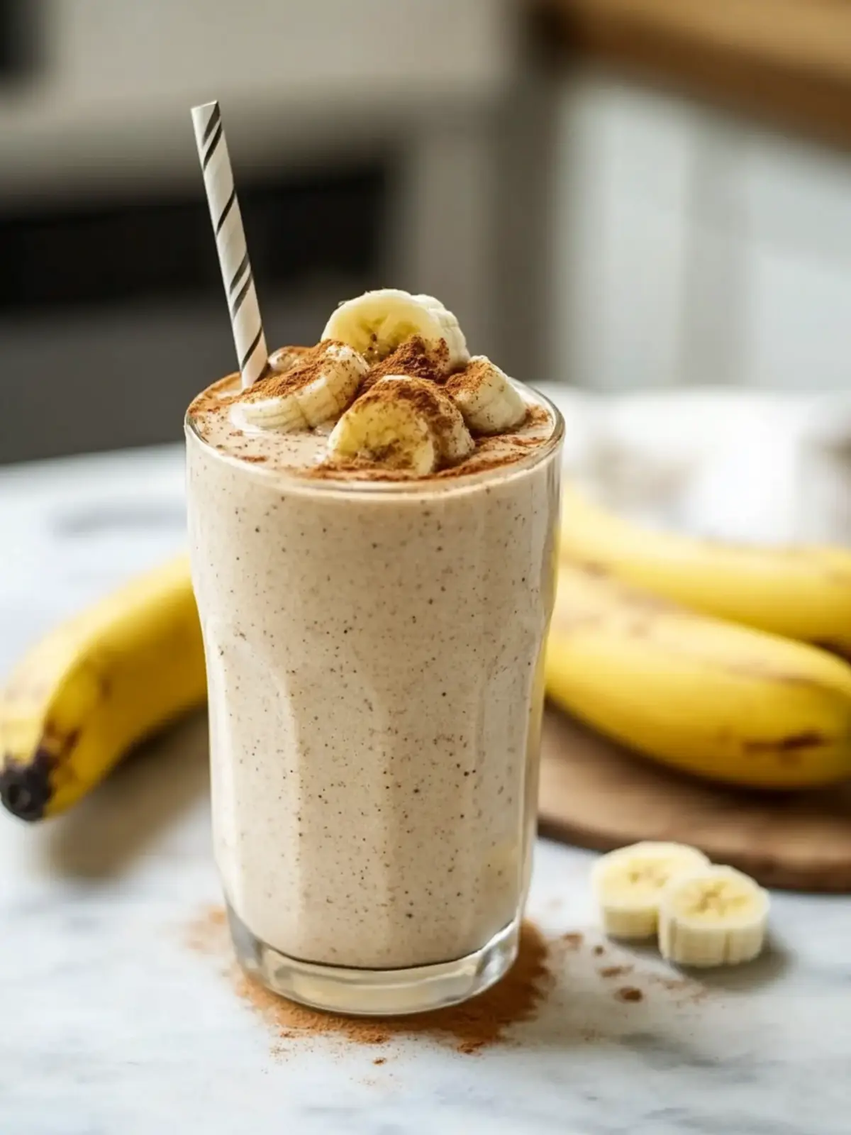 Gut Health Banana Cinnamon Digestive Smoothie
