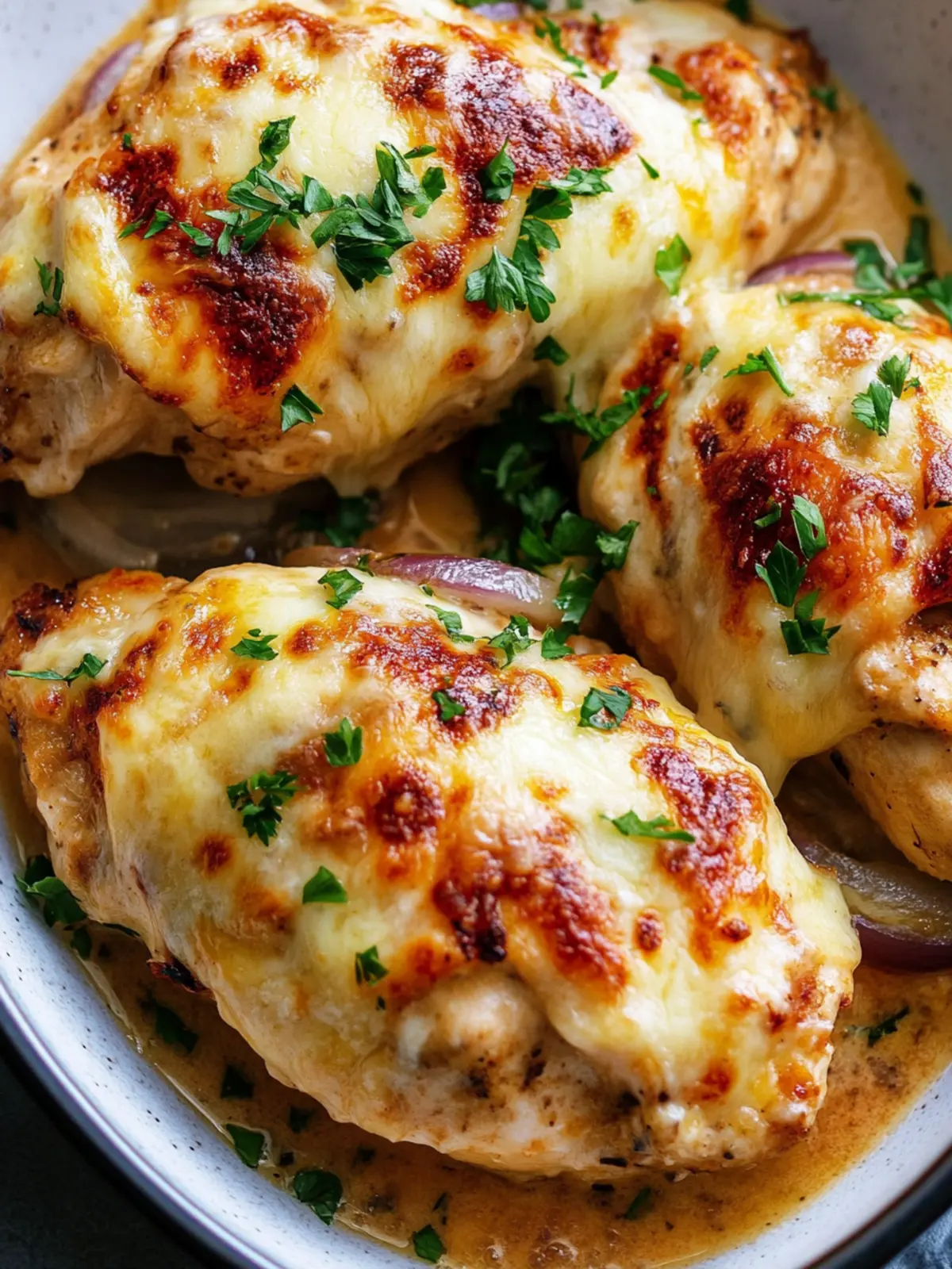 High Protein Power Meals Cheesy French Onion Chicken