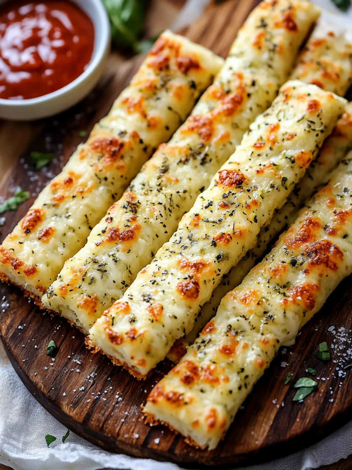 Cheesy Zucchini Breadsticks