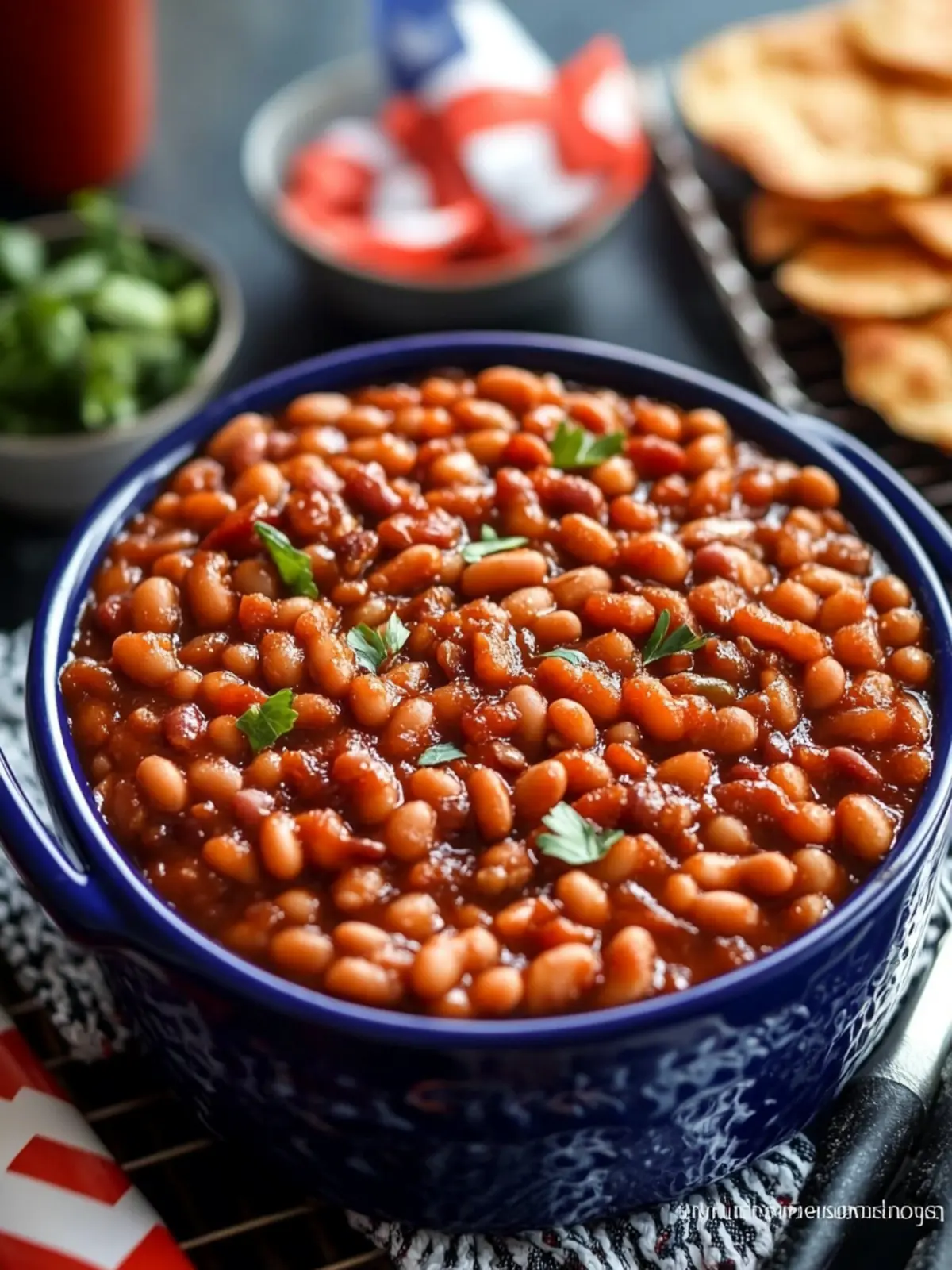 4th of July Sweet and Smoky BBQ Baked Beans (Grill-Friendly)