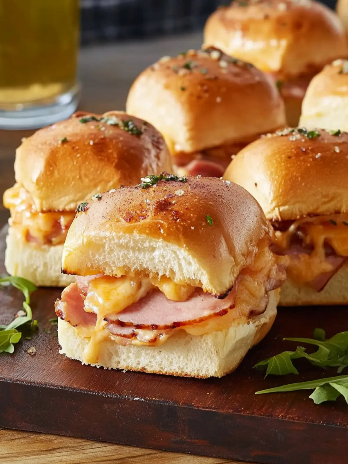 Potluck Ham and Cheese Sliders