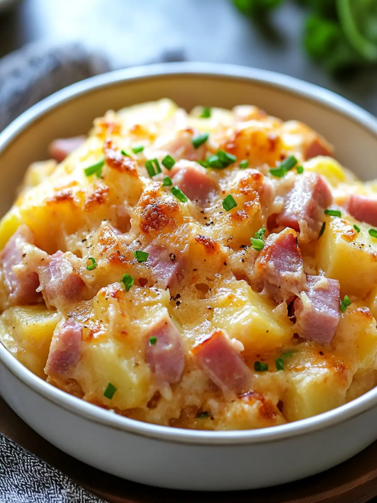 Crockpot Ham and Potato Casserole