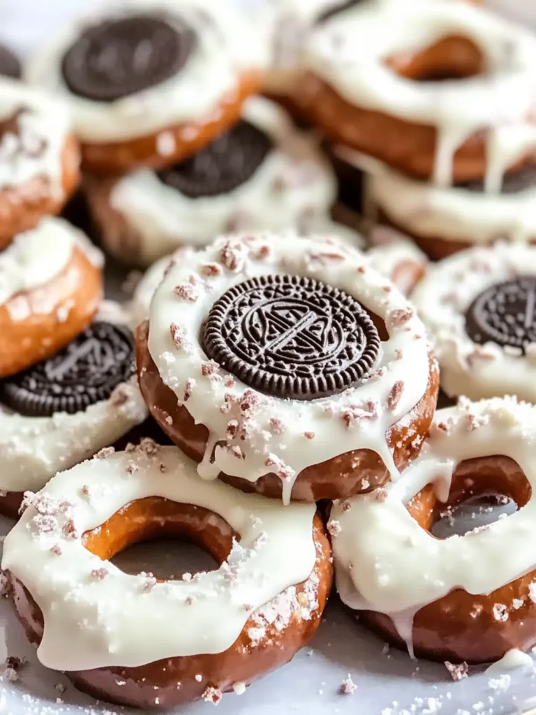 White Chocolate Oreo Pretzels