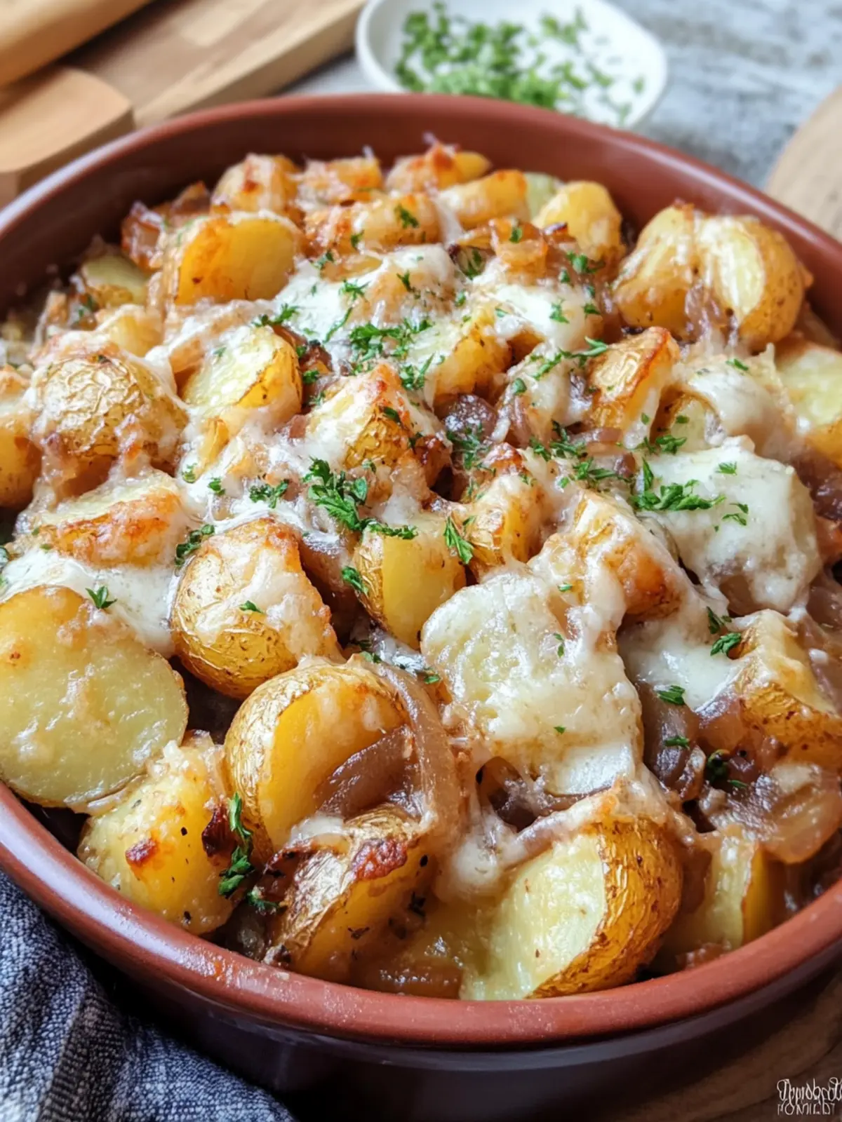 French Onion Potatoes