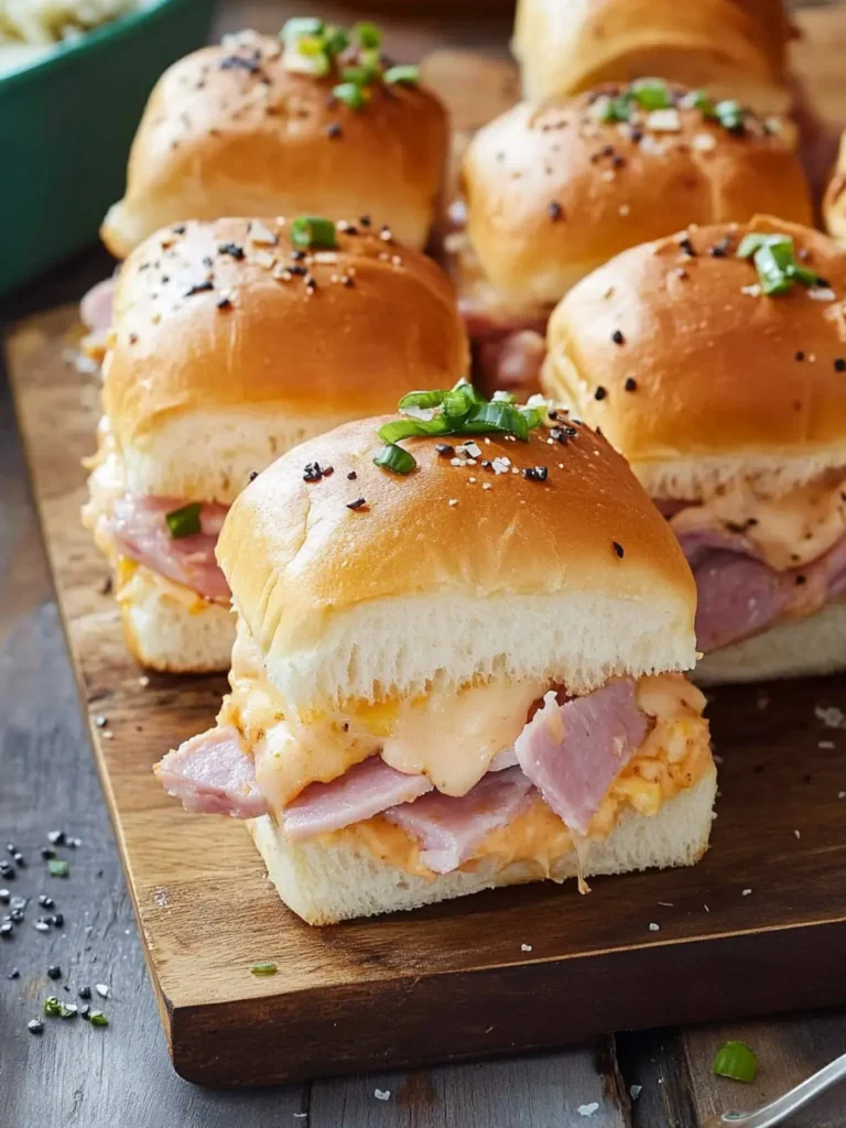 Potluck Ham and Cheese Sliders