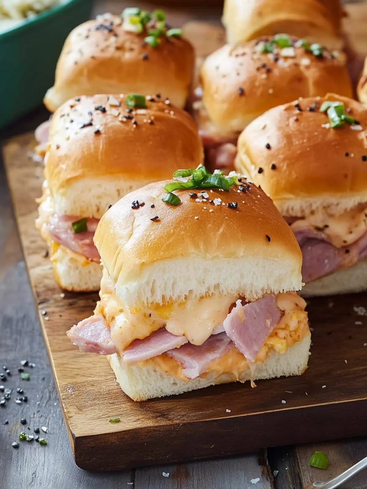 Potluck Ham and Cheese Sliders