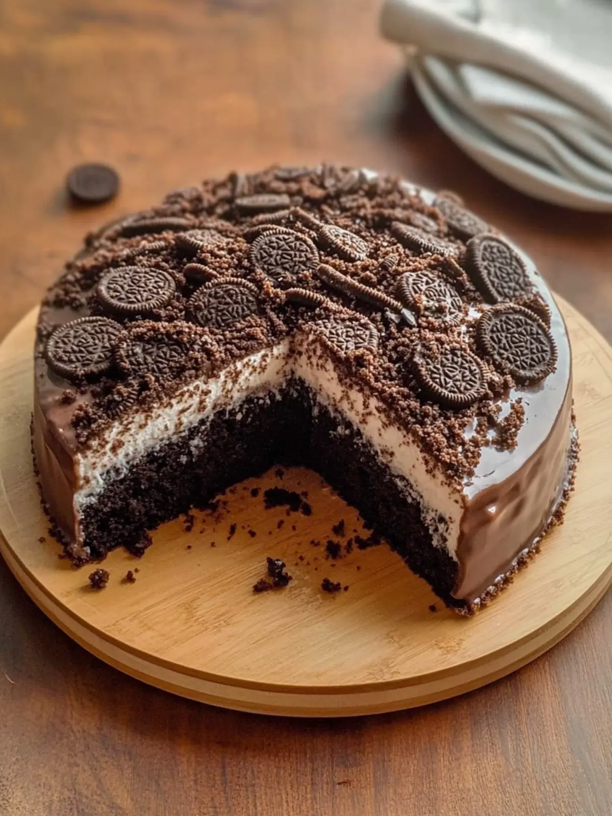 3-Ingredient Oreo Cake