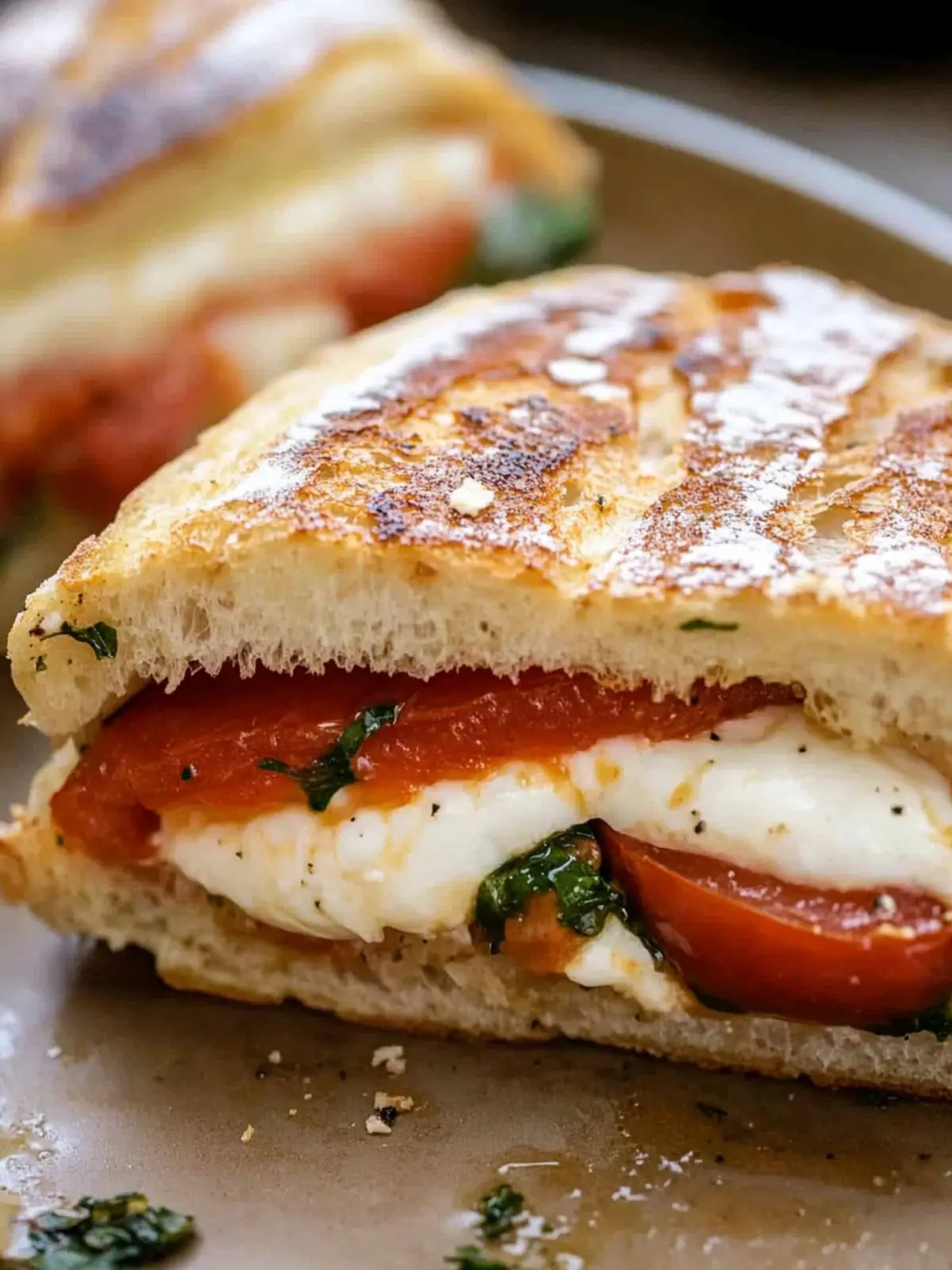 Starbucks roasted tomato mozzarella panini copycat
