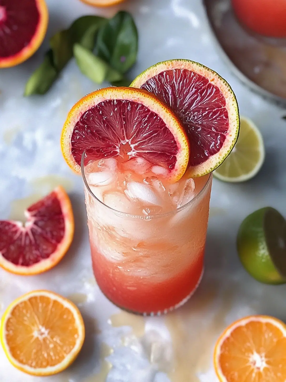 Healthy Dinner Blood Orange Limeade Homemade Gatorade