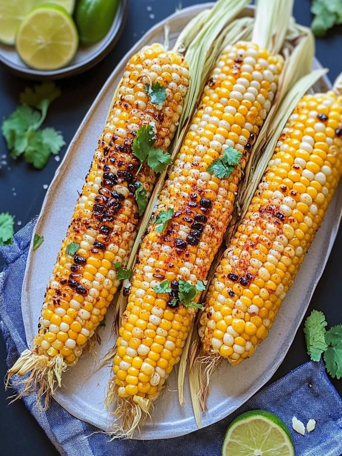 4th of July Grilled Corn with Chili-Lime Butter