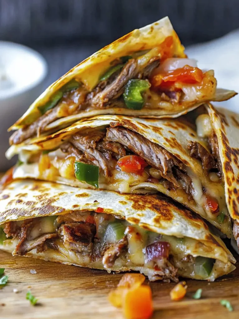 Philly Cheesesteak Quesadilla