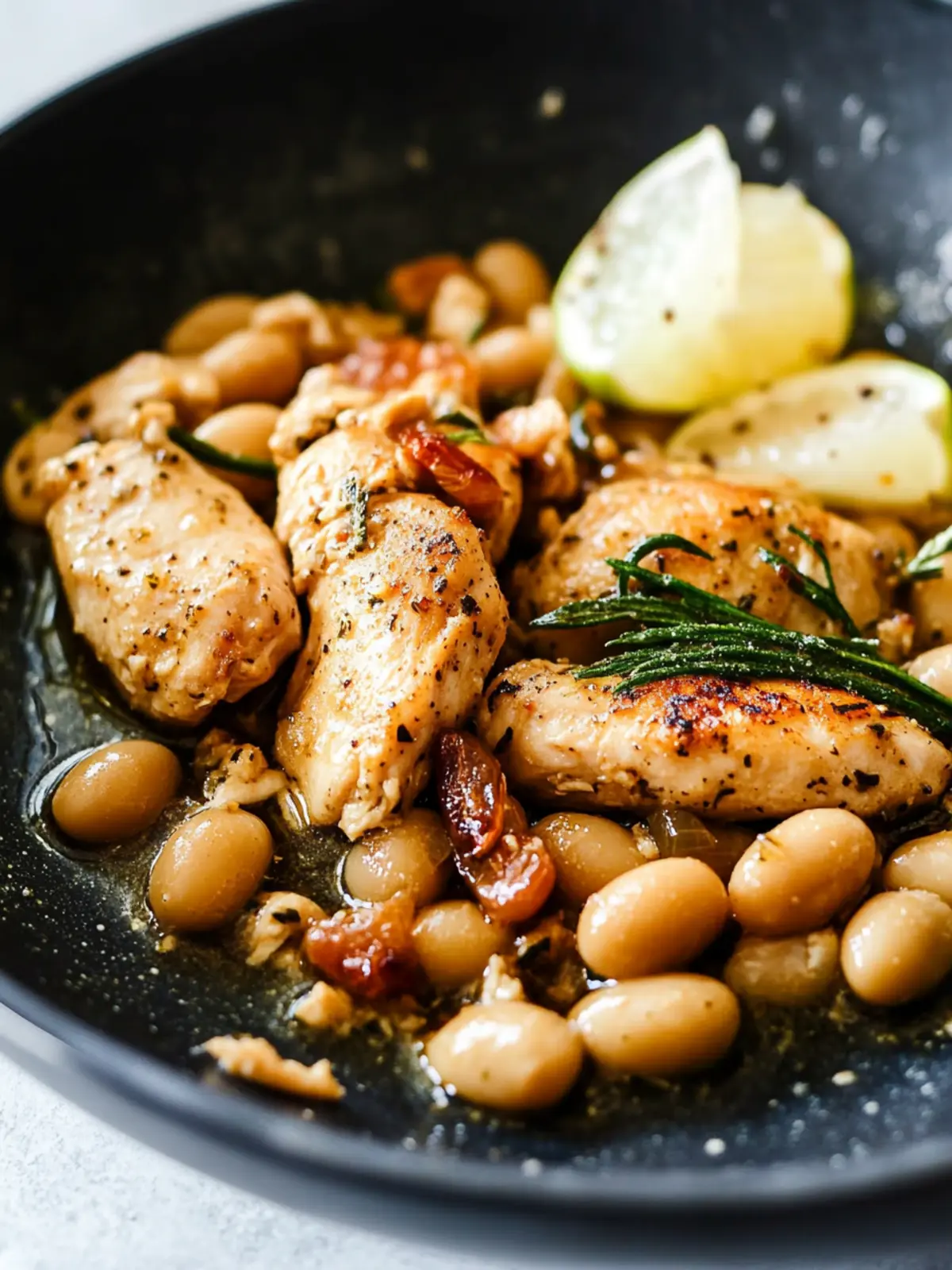 High protein 10-Minute Herbed Chicken & Cannellini