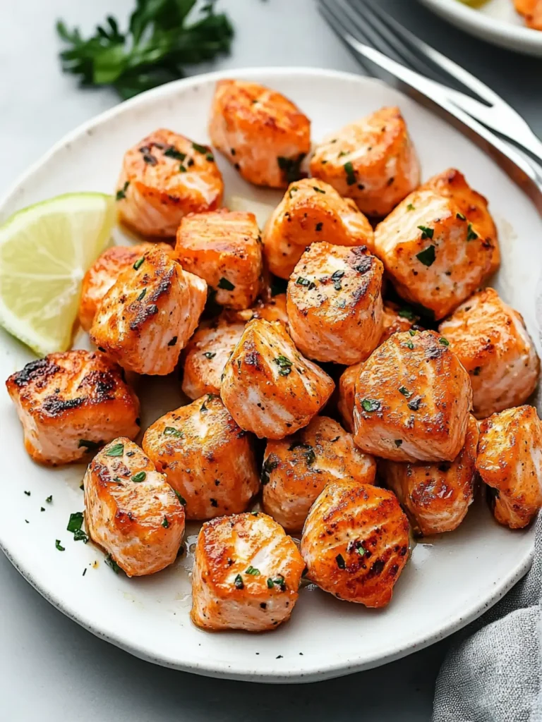 Air Fryer Salmon Bites
