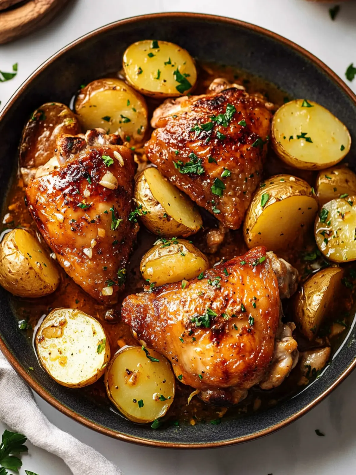 Chicken Thighs with Potatoes