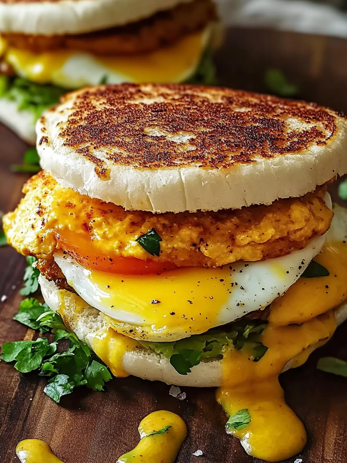 Spicy Chipotle Egg Breakfast Sandwiches