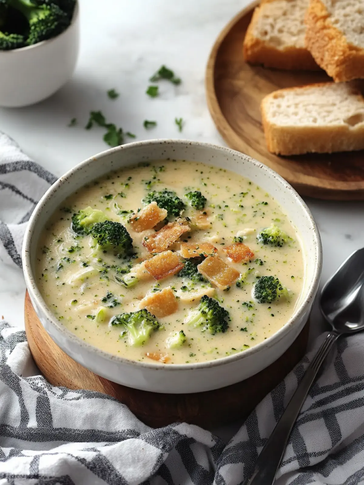 Smoked Gouda Broccoli Soup