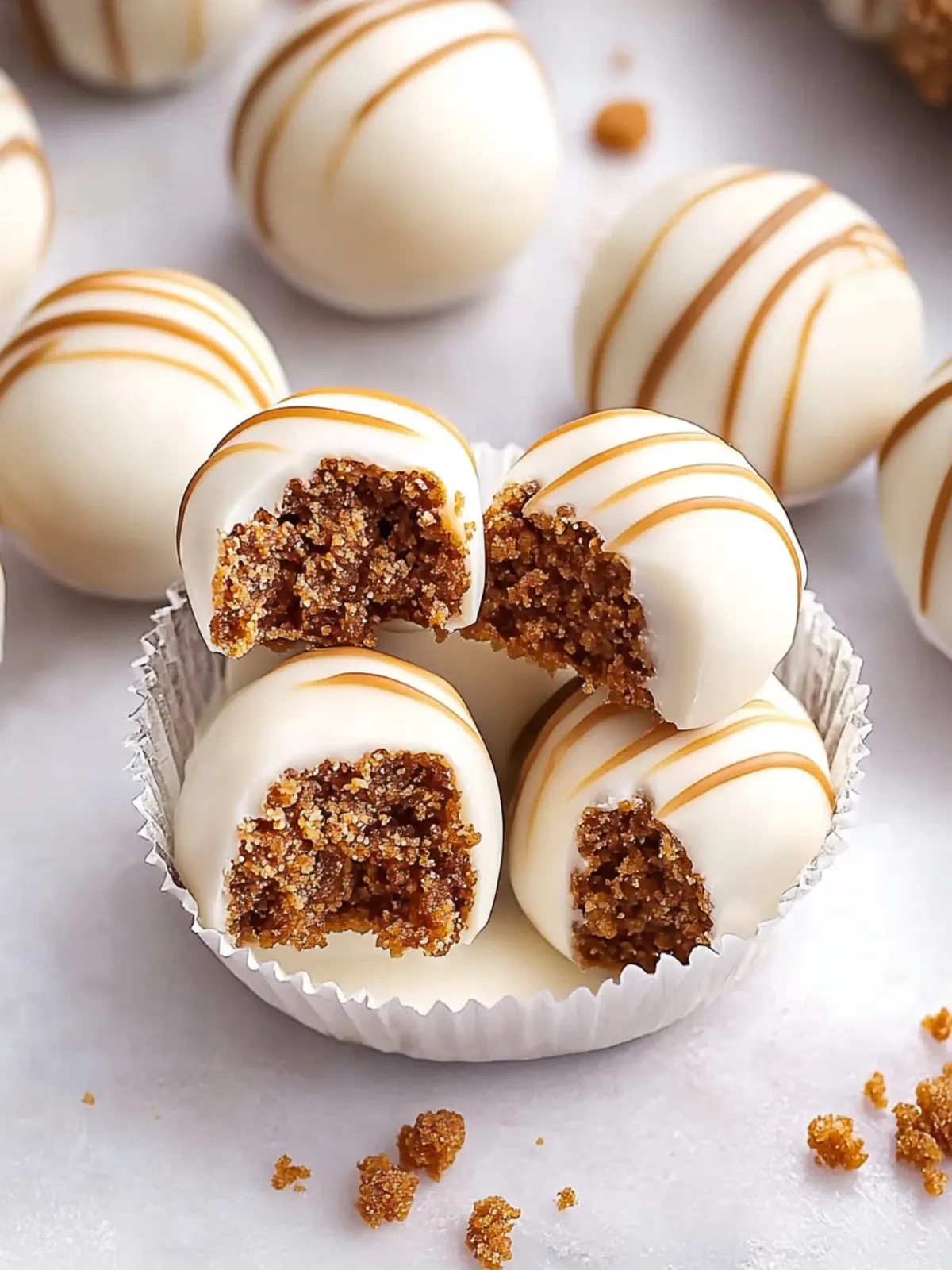 No-Bake Biscoff Cookie Truffles