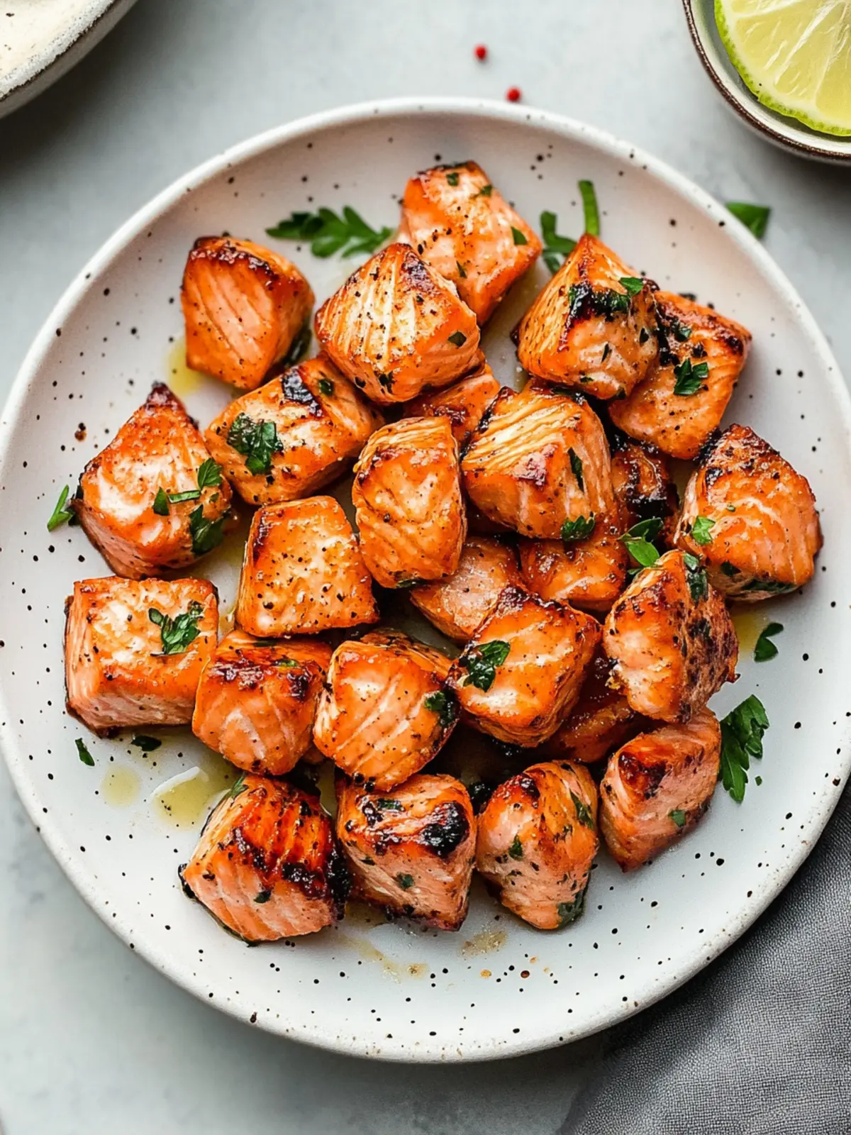 Air Fryer Salmon Bites