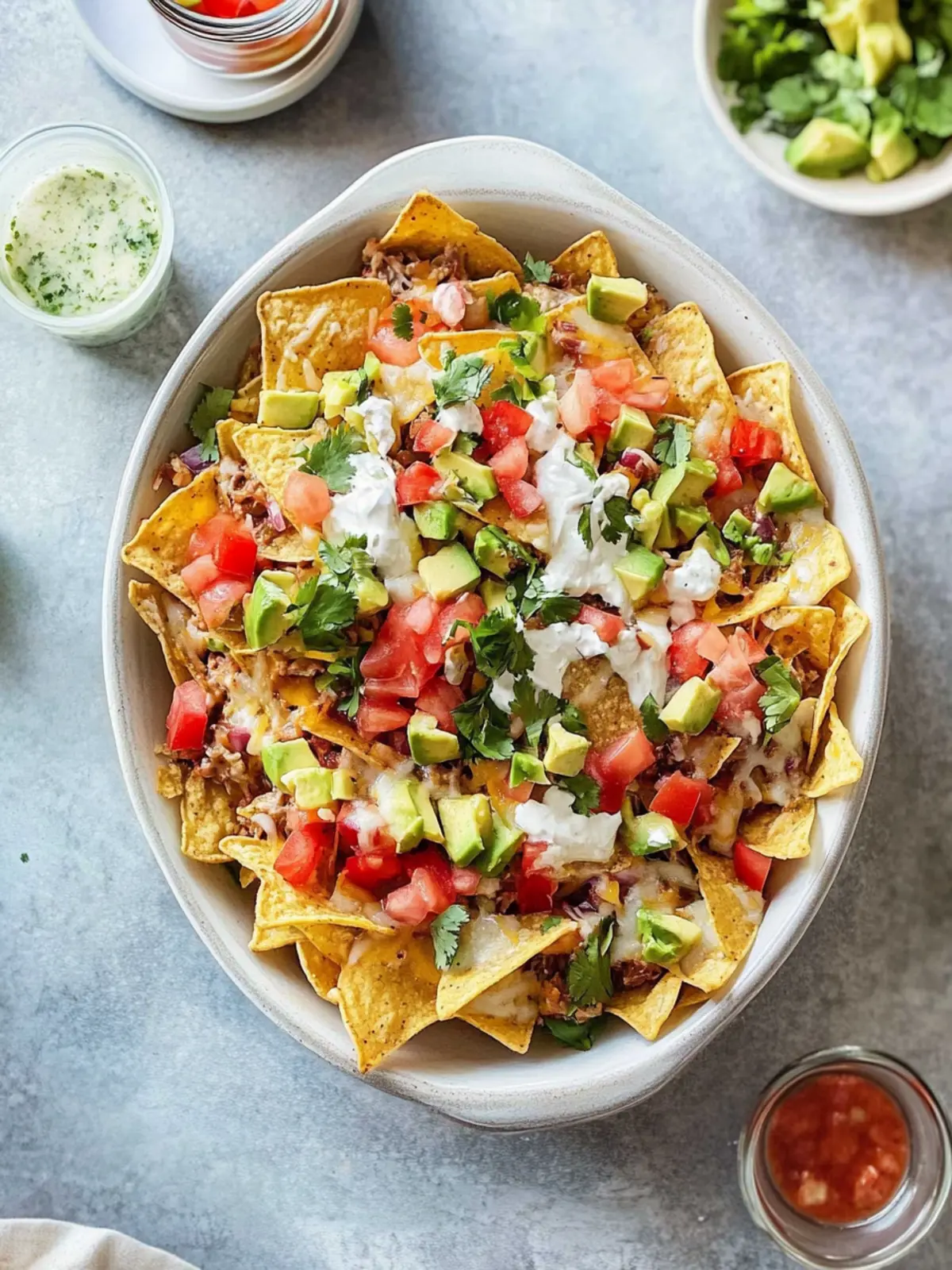 Summer Dinner Nachos With Queso Blanco