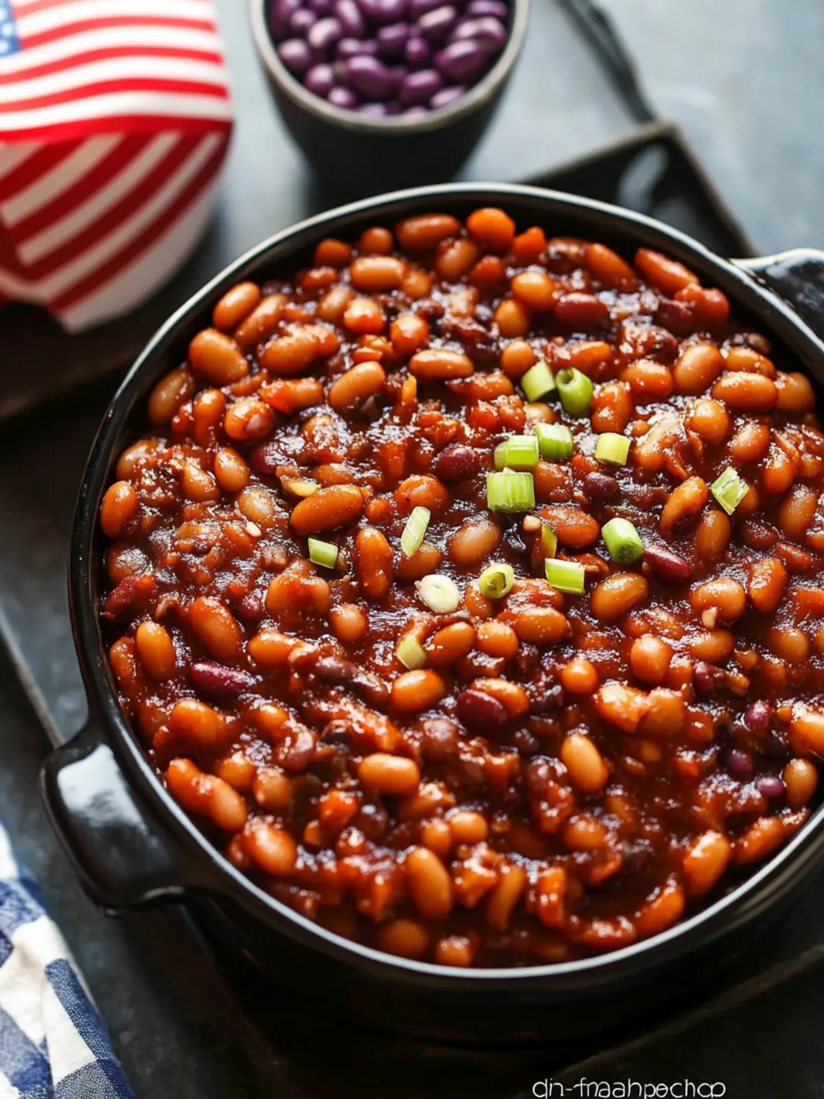 4th of July Sweet and Smoky BBQ Baked Beans (Grill-Friendly)