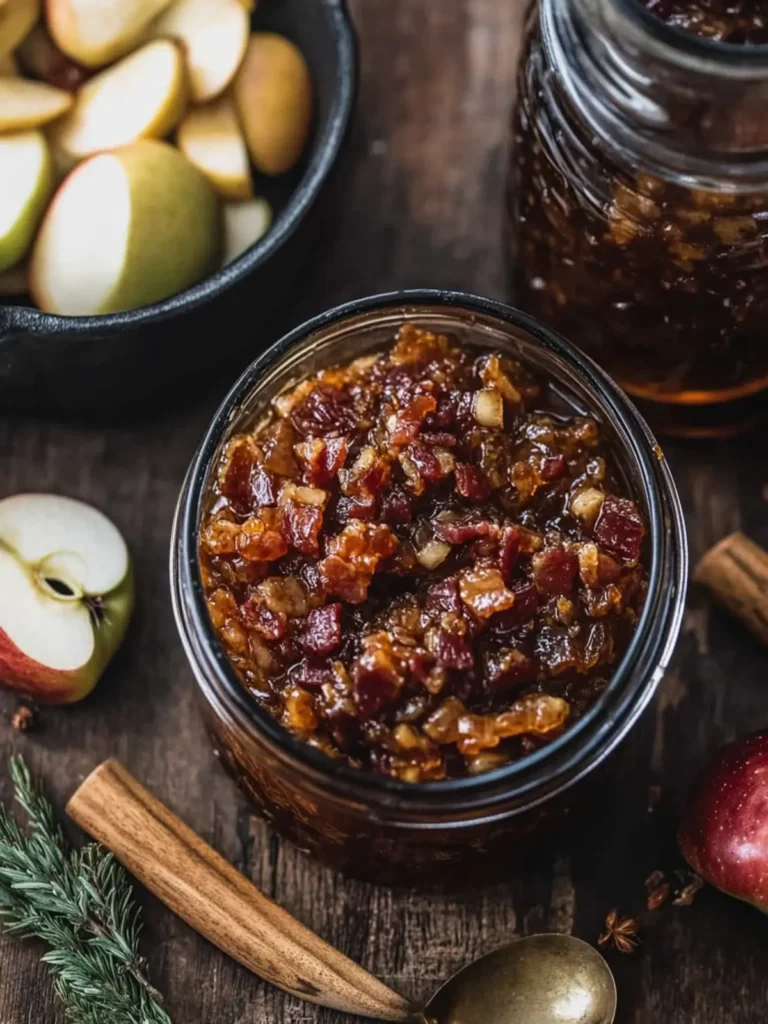 Apple Whiskey Bacon Jam