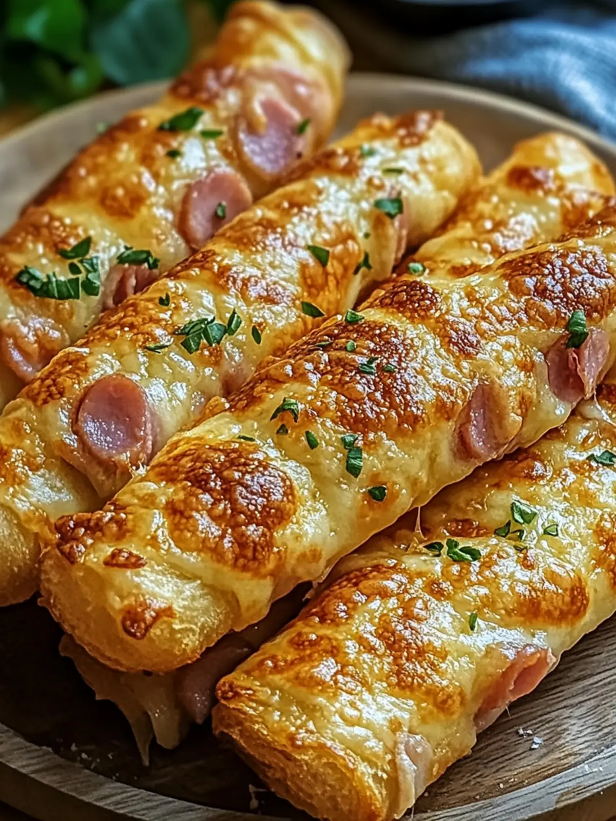 Irresistible Ham and Cheese Sticks