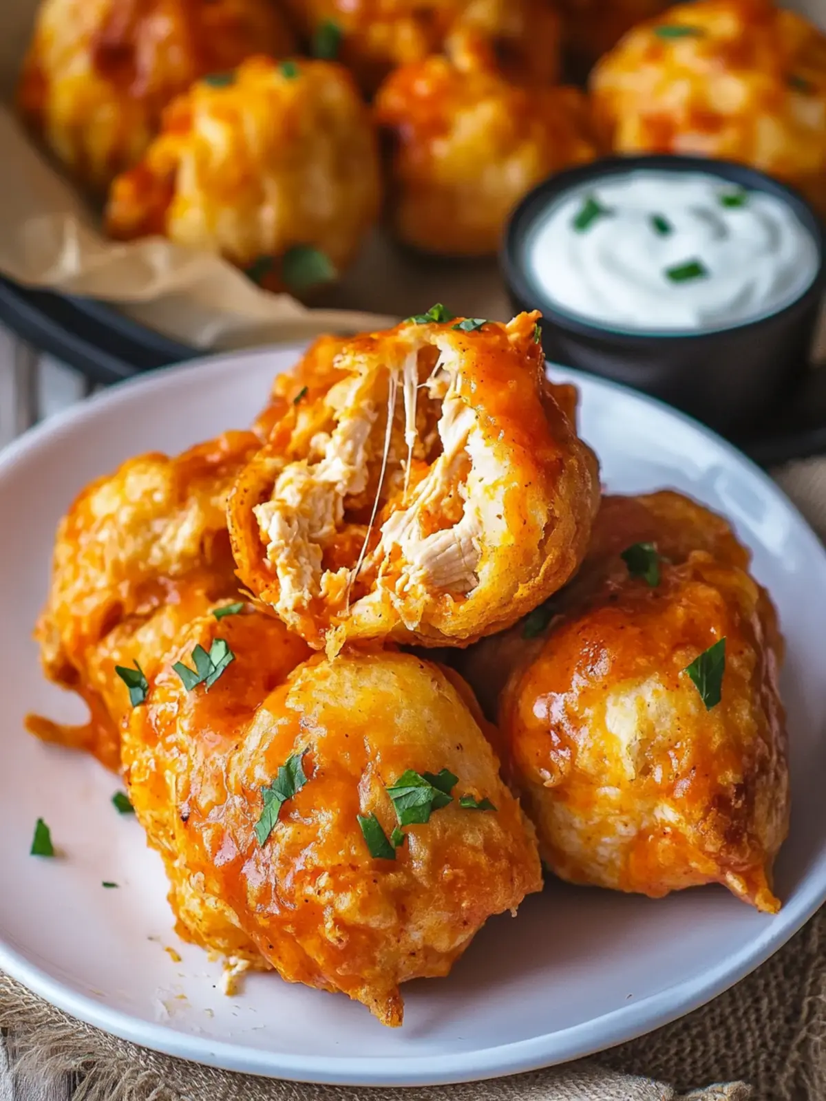 Buffalo Chicken Bombs