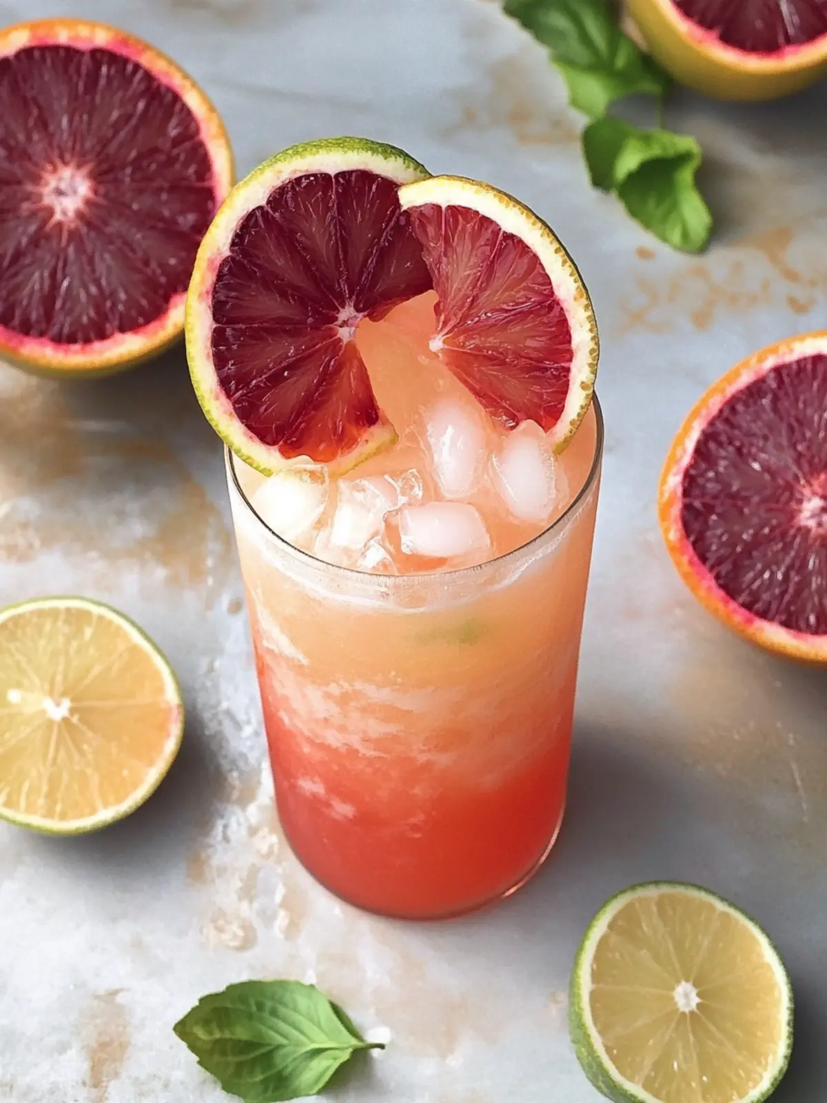 Healthy Dinner Blood Orange Limeade Homemade Gatorade