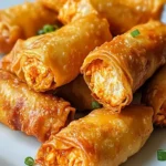 Air Fryer Buffalo Chicken Egg Rolls
