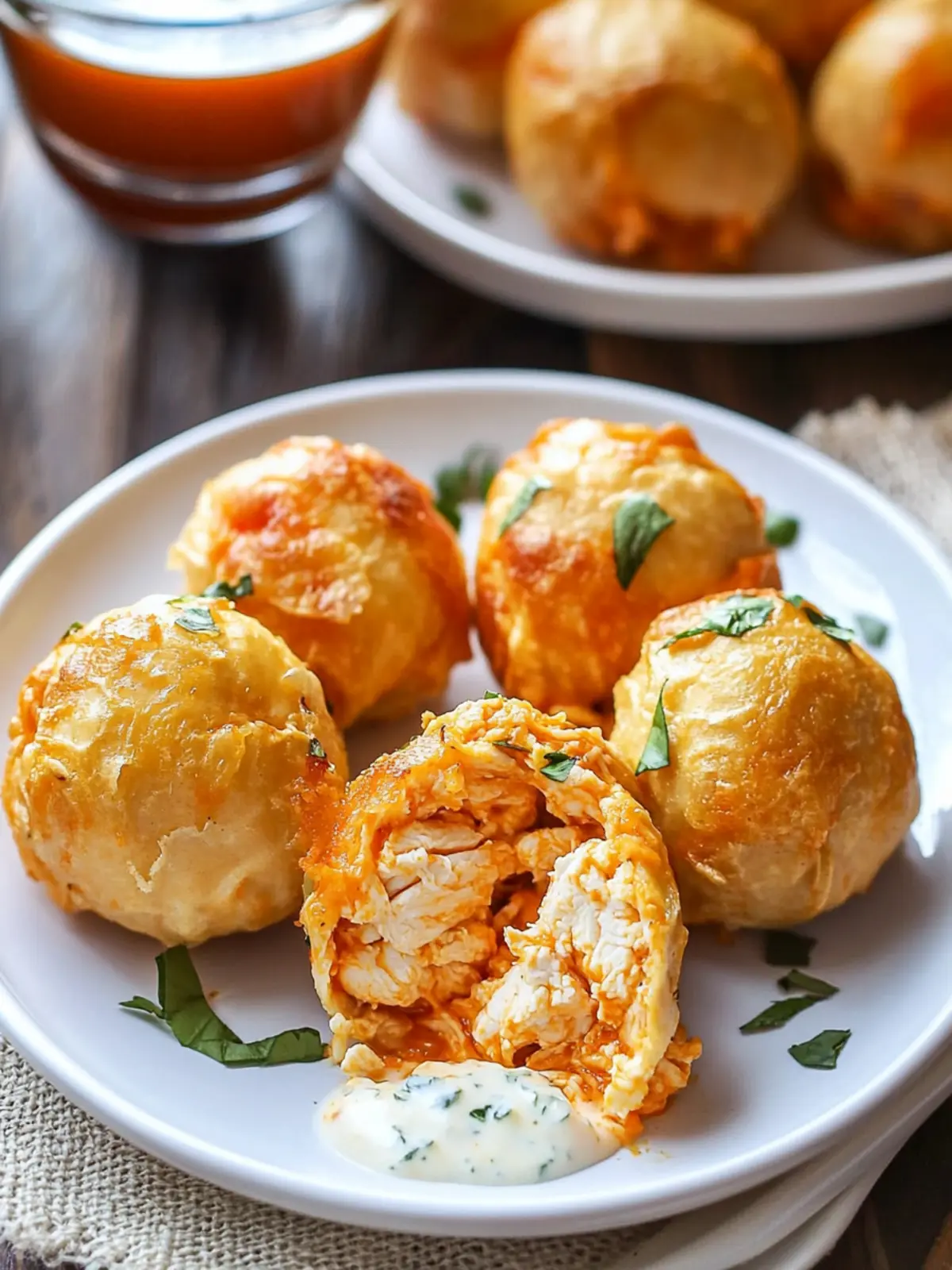 Buffalo Chicken Bombs